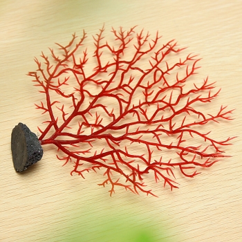 Weiches Fish Aquarium Dekoration Red Anemone Coral Künstliche Aquatic