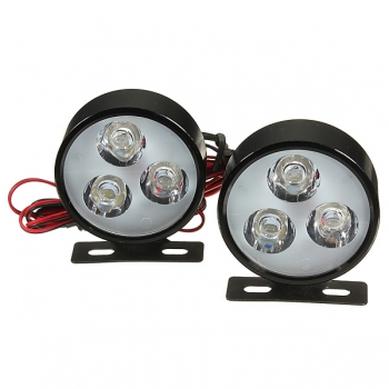 2x 3LED Motorrad Auto Auto Tagfahrlicht Spot Lightt Nebelscheinwerfer