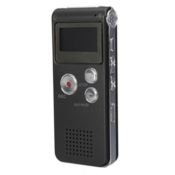 Stahl Wiederaufladbare 8GB 650HR Digital Audio Voice Recorder MP3 Player