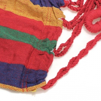 Tragbare Cotton Seil Hängematte Schaukel Stoff Camping Hammock Canvas Bed