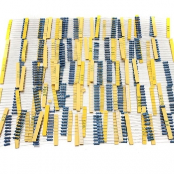 500 PC 50 Werte Metallschichtwiderstände Assorted Kit