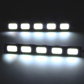 12V 3/4/5/6 LED COB Auto DRL Lampen Nebel Licht Weiß 9cm