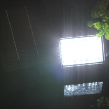 Sonnenmacht 40 LED Pfadpunktwandgestell Außenrasenlicht