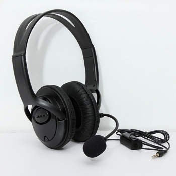 Verdrahtete spielende Kopfhörerkopfhörer mit dem Mikrofon für den sony ps4