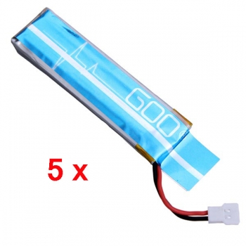 5 x WLtoys V930 V977 RC Heli Teile 3.7V 520mAh 30C Verbesserte Batterie