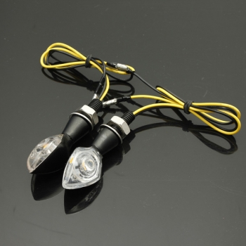 2x Universalmotorrad LED Blinker Leuchtanzeige E Zeichen 12V 