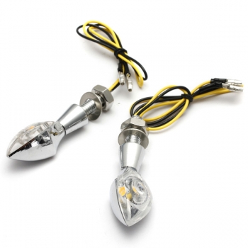 2x Motorrad Motorrad LED Blinker Blinkleuchte E-Zeichen 12V