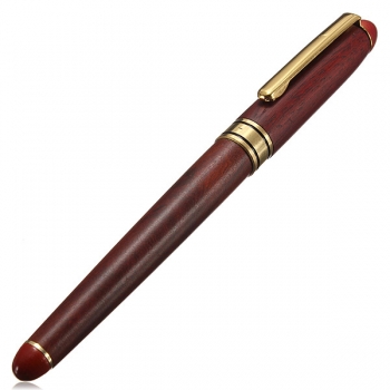 Rosenholz Holz Medium Iridium Feder Füllfederhalter