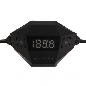 3.5mm FM Transmitter + Car Charger USB Radio Adapter für MP3 MP4