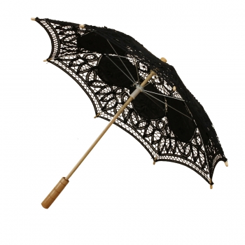 Handarbeit Baumwolle Spitze Sonnenschirm Regenschirm Und Hand Fan Partei Hochzeits Dekor