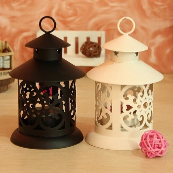 Marokkanischen Stil Eisen hohlen Kerzenständer Kerzen Kerzenhalter