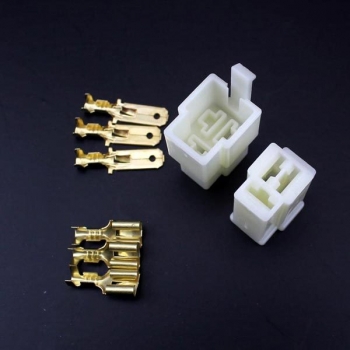 Motorrad Roller Männlich Weiblich 3 Wege Steckverbinder 6.3 mm Klemmen