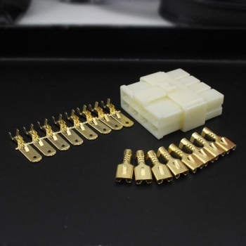 6.Auf 8 weibliche männliche 3 Mm Weise Steckerterminal für das Motorradauto