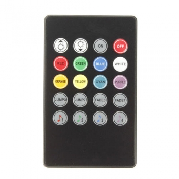 20 Schlüsselmusik ir entfernter Kontrolleursensor für 3528 5050 rgb LED Streifen