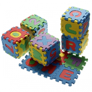 Baby bunte EVA Schaum Alphabet Letters Numbers Mat Jigsaw Puzzle