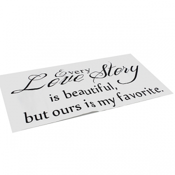 Englisch Sprüche Wall Stickers Love Story Wall Stickers