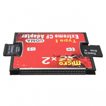 Doppelhafen Micro sd tf zum Kompaktblitz vgl Typ kremple ich Leseradapter