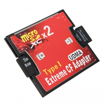 Doppelhafen Micro sd tf zum Kompaktblitz vgl Typ kremple ich Leseradapter