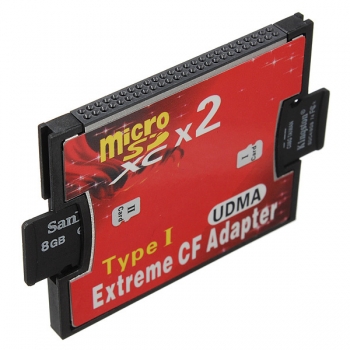 Doppelhafen Micro sd tf zum Kompaktblitz vgl Typ kremple ich Leseradapter