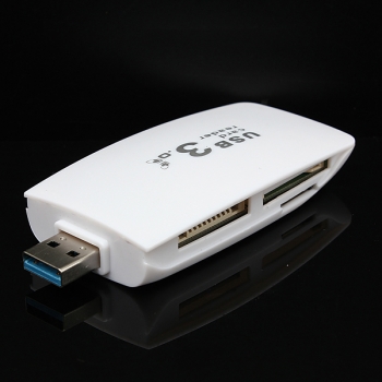 USB 3.0 Media Flash Speicher Kartenleser Schriftsteller Adapter für CF / SD