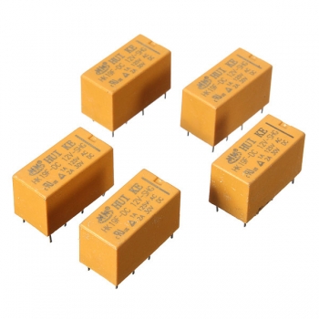5pcs hk19f DC 12v rollen shg dpdt 8 Nadel Mini machtrelais pcb Typ auf