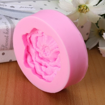 3D Mini Pfingstrose Fondant Form Silikon Kuchen Schokolade Formen Kuchen Dekorieren Backen Werkzeug