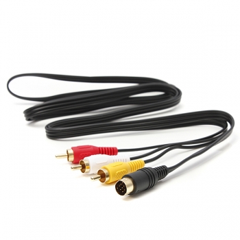 Audiovideo av Kabel passt sega Saturn a/v 1.8 M 6ft rca Verbindungsschnur