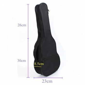 21 Zoll Ukulele Gig Bag Tasche Schulterriemen Schwarz Light Gear