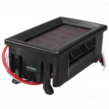 0.56-Zoll-DC 0-10 / 30 / 200V 3-Draht LED Voltmeter Digitalanzeigen-Verkleidung