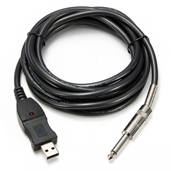 Gitarre Bass 6.3 mm Zum USB Link Connection Instrumentenkabel 3M