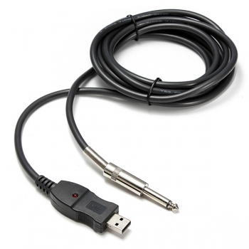 Gitarre Bass 6.3 mm Zum USB Link Connection Instrumentenkabel 3M