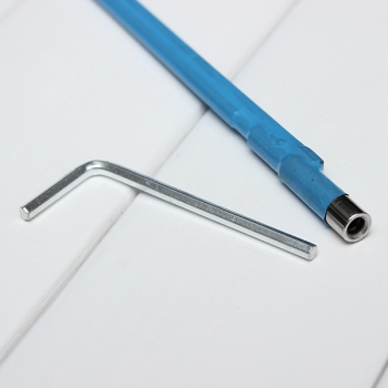 Two Way Dual Action 4 & 5 Stahl Halsstab 420mm 