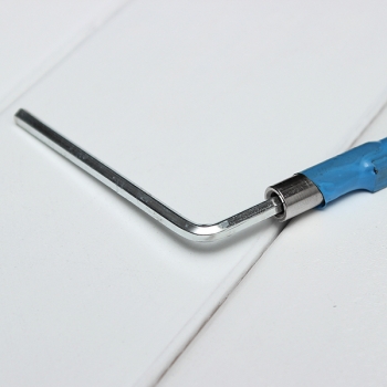 Two Way Dual Action 4 & 5 Stahl Halsstab 420mm 