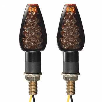 Universal 2x Motorrad 10 LED Blinkeranzeigelampe 12v