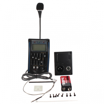 5band akustisches Gitarrenvorampere eq Equalizer Piezoerholungstuner w/c-mic