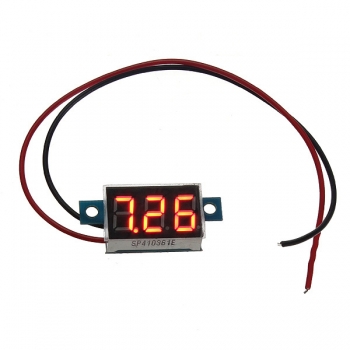 0.36 Zoll-Digital-Voltmeter 3-30V Spannungsmesser LED Panel Meter 2-Draht