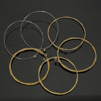 Der Satz von 6 Stahl spannt für die akustische Gitarre 150xl 1 M