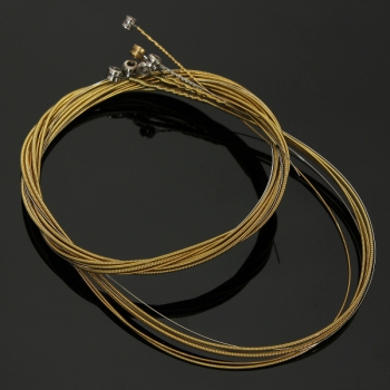 Der Satz von 6 Stahl spannt für die akustische Gitarre 150xl 1 M