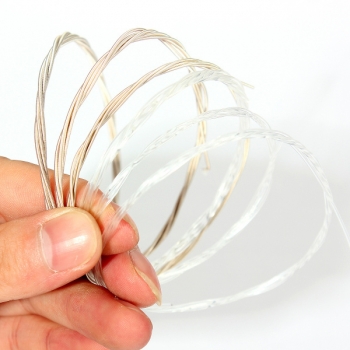 Der neue haltbare Satz von 6 Stahlnylonstrümpfen spannt akustische klassische Gitarre