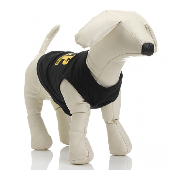 VIPhaustier bekleidet HundT-Shirt des jungen Hunds sehr wichtiger junger Hund schwarze Kleidungsweste