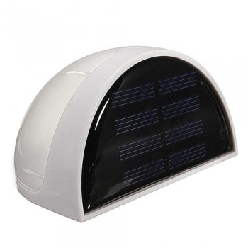 Solar 6 LED Licht Außenzaun Dach Up-Treppe an der Wand befestigte Lampe Yard