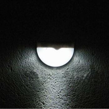 Solar 6 LED Licht Außenzaun Dach Up-Treppe an der Wand befestigte Lampe Yard