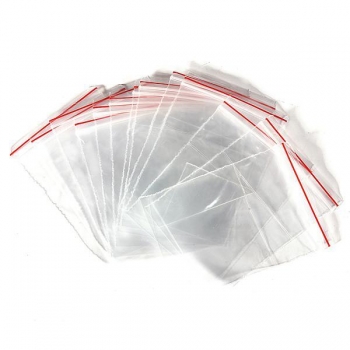 100pcs klarer Schmucksachenplastik ziplock wiederverschließbare sich verpacken lassende Taschen