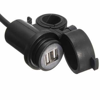 Auto Motorrad Dual USB Power Port Buchse Phone GPS Ladegeräte