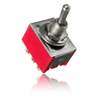 2 Position Rast Kippschalter 9-PIN 3PDT 250V 2A 125V 5A ON-ON