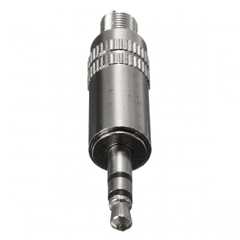 3.5 mm 3 Pole Silber Male Reparatur Kopfhörer Audio Jack Steckverbinder