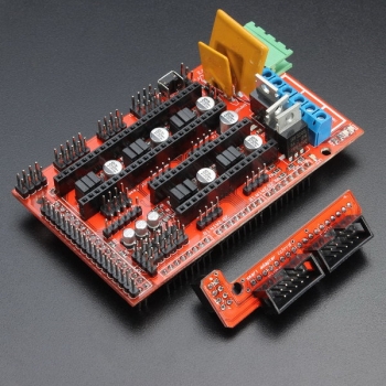 Geekcreit® LCD 12864 RAMPS 1.4 Platine 2560 R3 Steuerkarte A4988 Treiber-Kit für 3D-Drucker