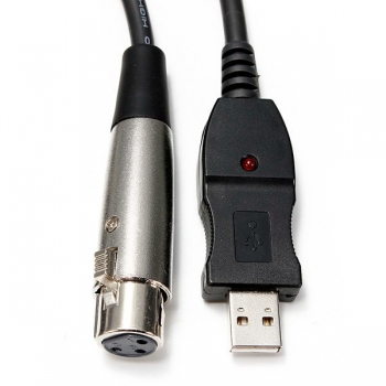 3-M-USB-Mann zu 3pin weiblicher Mikrofonstecker xlr Kabel