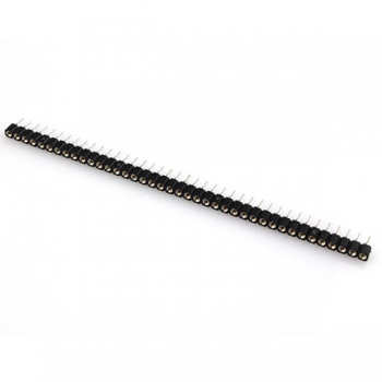 1pcs 40Pin einzelne Reihe 2.54mm runde weibliche Kopfballnadel