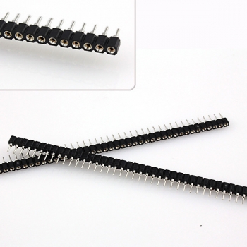 1pcs 40Pin einzelne Reihe 2.54mm runde weibliche Kopfballnadel